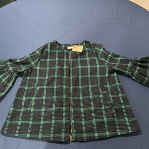 Navy and green stripes